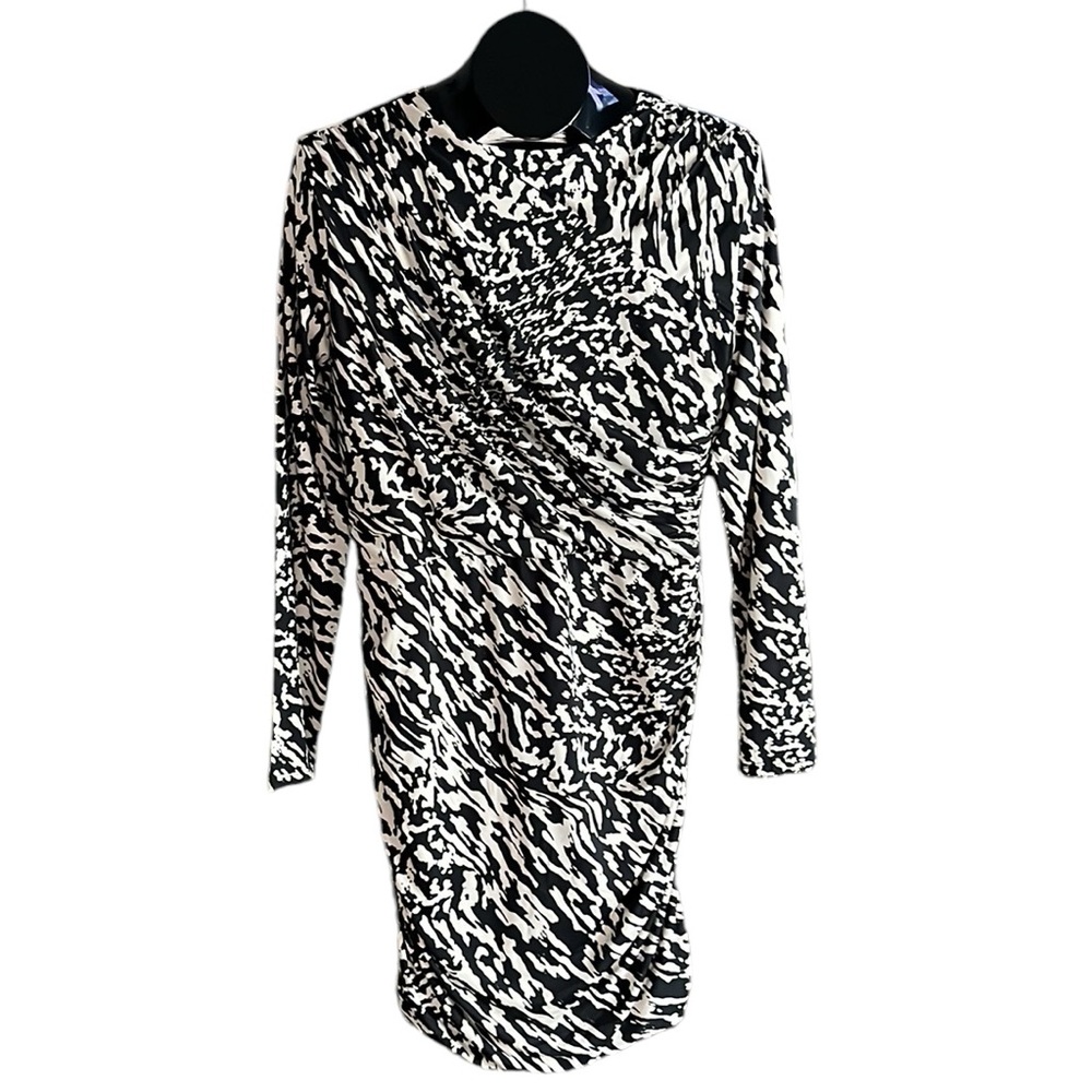 H&M DRAPED BODYCON DRESS